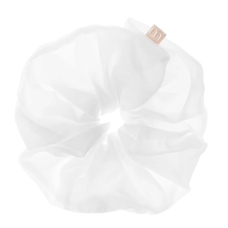 MON MOU Silk Volume Scrunchie White - Супероб'ємна шовкова резинка (біла) MON MOU Silk Volume Scrunchie White - Супероб'ємна шовкова резинка (біла)