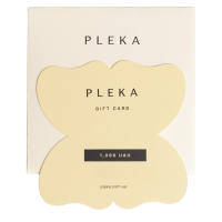 Подарунковий сертифікат PLEKA на суму 1000 гривень Подарунковий сертифікат PLEKA на суму 1000 гривень