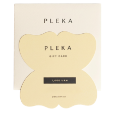 Подарунковий сертифікат PLEKA на суму 1000 гривень Подарунковий сертифікат PLEKA на суму 1000 гривень