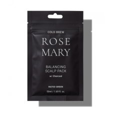 Rated Green Балансуюча маска для шкіри голови з соком розмарину Rosemary Balancing Scalp Pack w / Charcoal 50 мл Rated Green Балансуюча маска для шкіри голови з соком розмарину Rosemary Balancing Scalp Pack w / Charcoal 50 мл