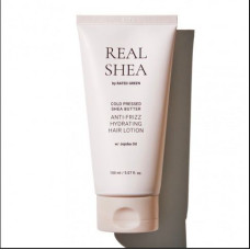 Rated Green Зволожуючий лосьйон для волосся з маслом ши REAL Shea Cold Pressed Shea Butter Anti-Frizz Hydrating Hair Lotion Rated Green Зволожуючий лосьйон для волосся з маслом ши REAL Shea Cold Pressed Shea Butter Anti-Frizz Hydrating Hair Lotion