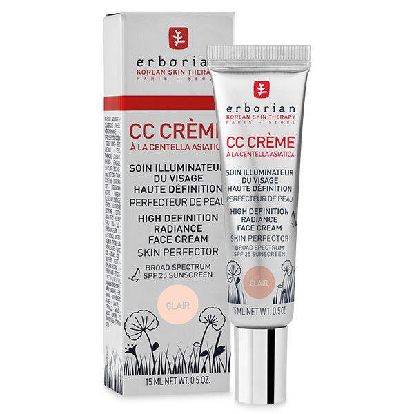 Erborian CC Cream High Definition Radiance Face Cream Skin Perfector Clair (15ml) - CC Крем контроль кольору Erborian CC Cream High Definition Radiance Face Cream Skin Perfector Clair (15ml) - CC Крем контроль кольору