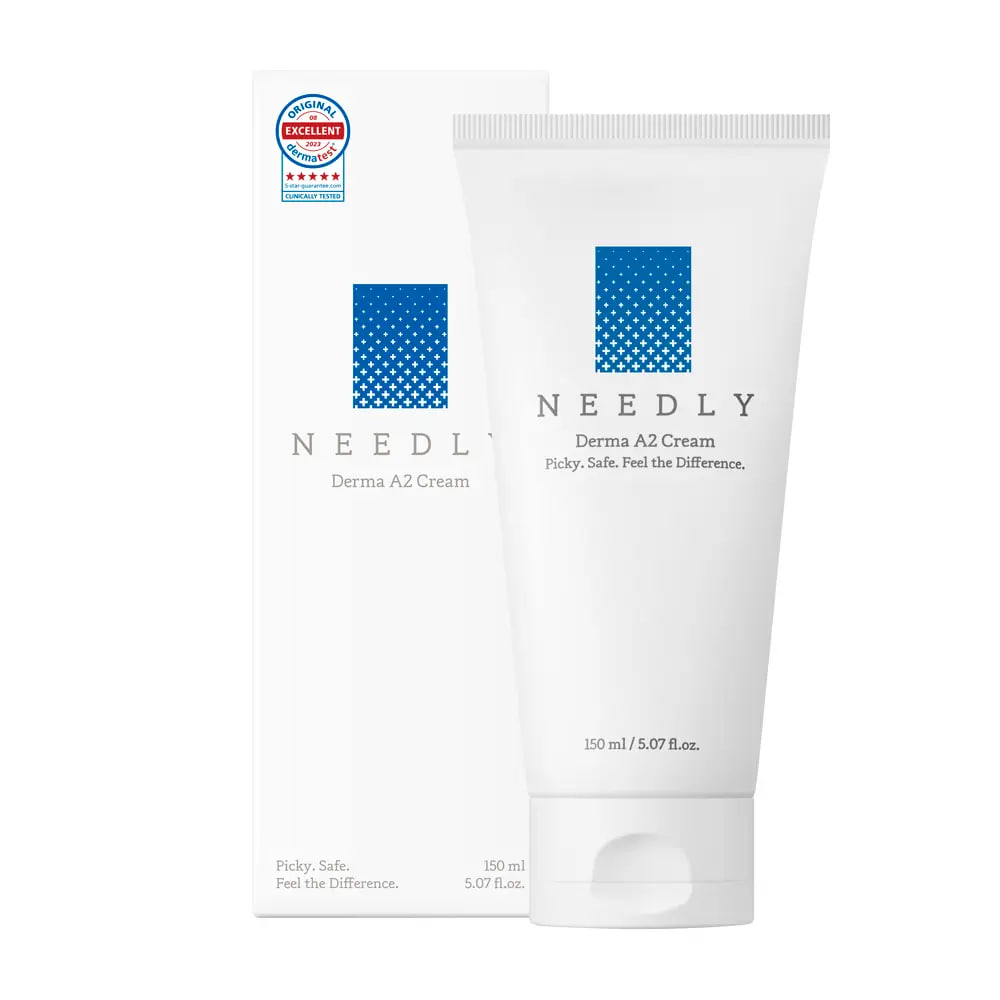 Needly Derma A2 Cream 150ml - Зволожувальний крем для сухої та чутливої шкіри обличчя і тіла (до 09.2026)