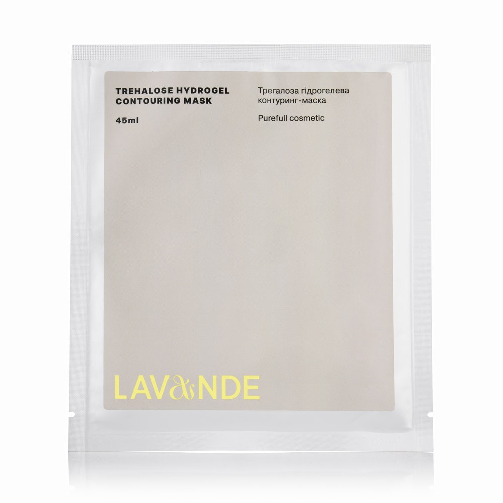 Lavande Trehalose Hydrogel Contouring Mask - Трегалоза Гідрогелева контуринг-маска Lavande Trehalose Hydrogel Contouring Mask - Трегалоза Гідрогелева контуринг-маска