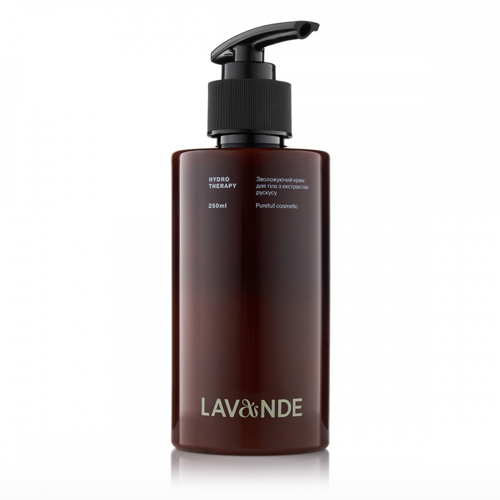Lavande Hydrotherapy 250ml - Зволожуючий крем для тіла з екстрактом рускусу 