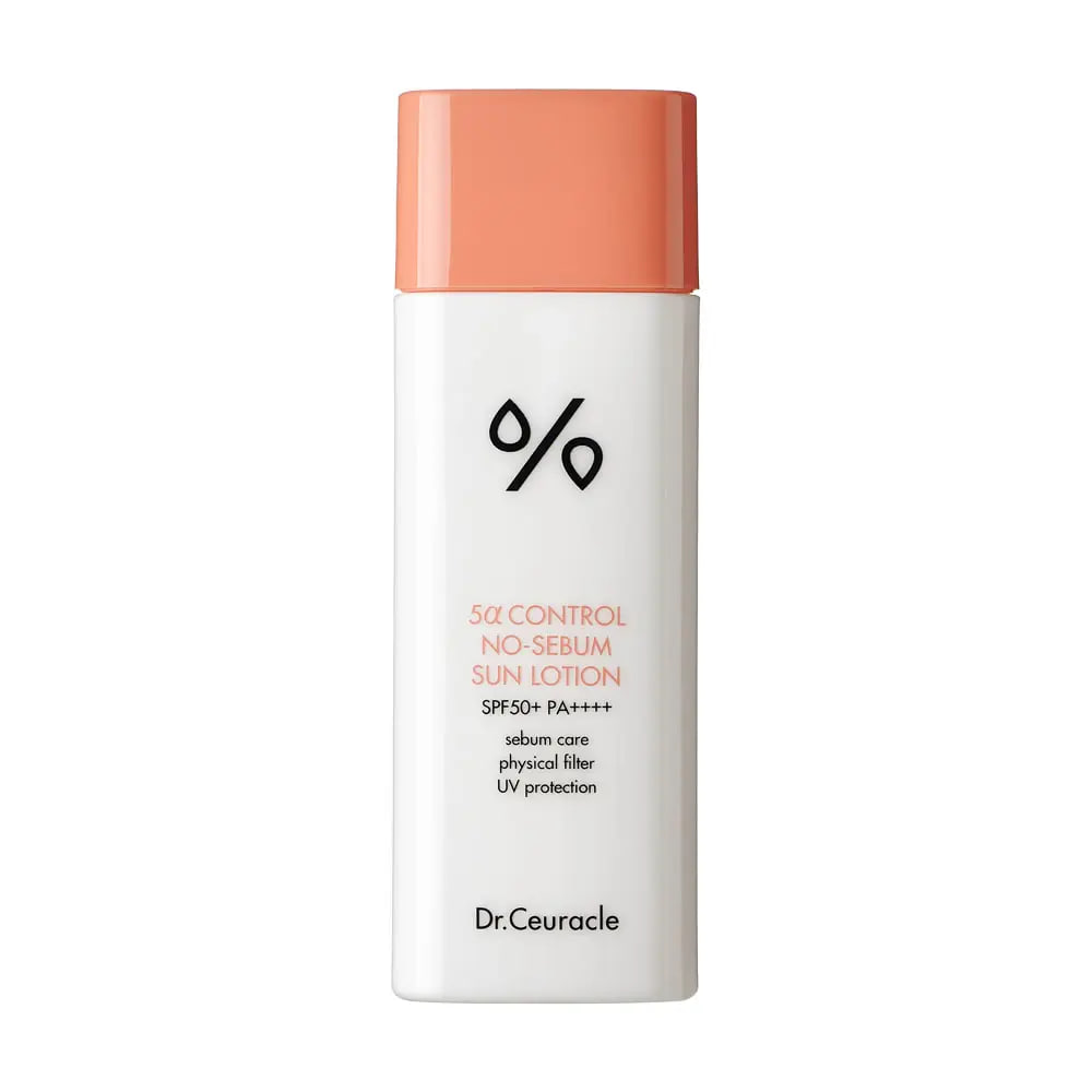 Dr. Ceuracle 5α Control No Sebum Sun Lotion 50ml - Себорегулюючий сонцезахисний лосьйон SPF 50+ Dr. Ceuracle 5α Control No Sebum Sun Lotion 50ml - Себорегулюючий сонцезахисний лосьйон SPF 50+