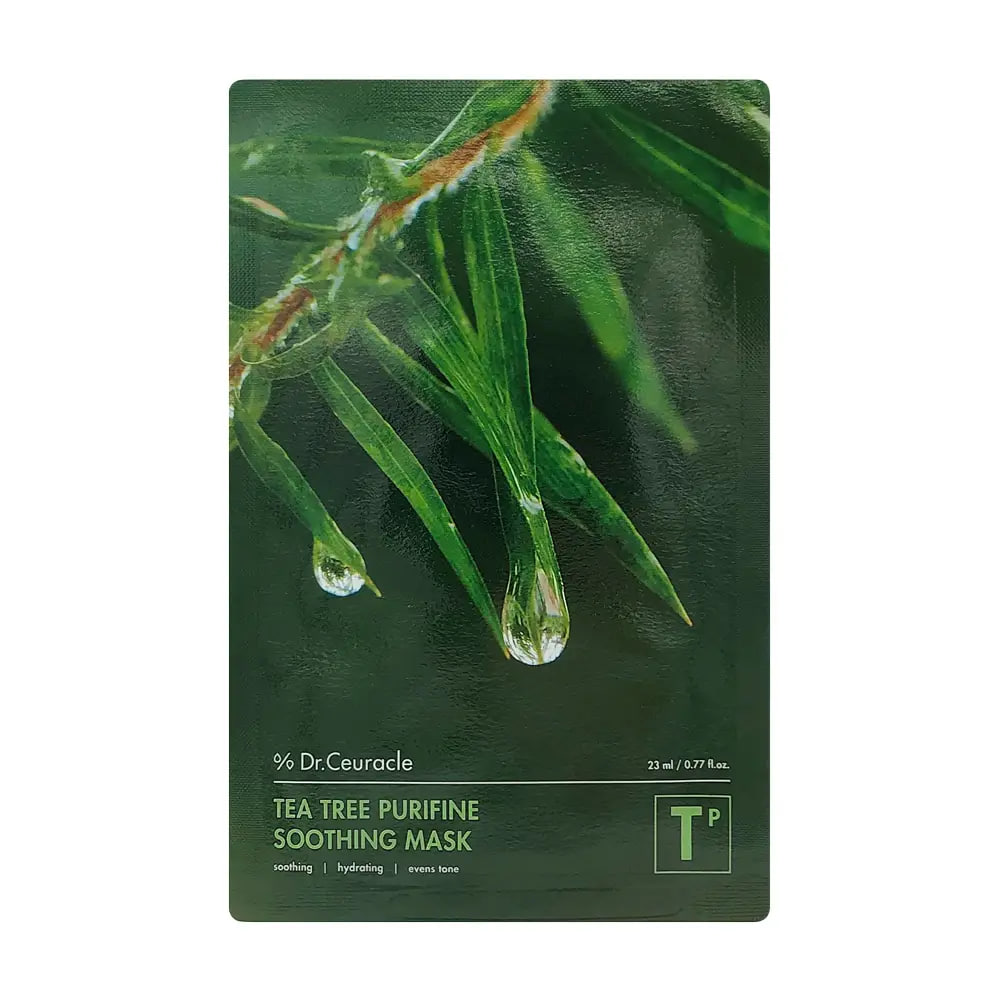 Dr. Ceuracle Tea Tree Purifine Soothing Mask - Заспокійлива маска з екстрактом чайного дерева 1шт