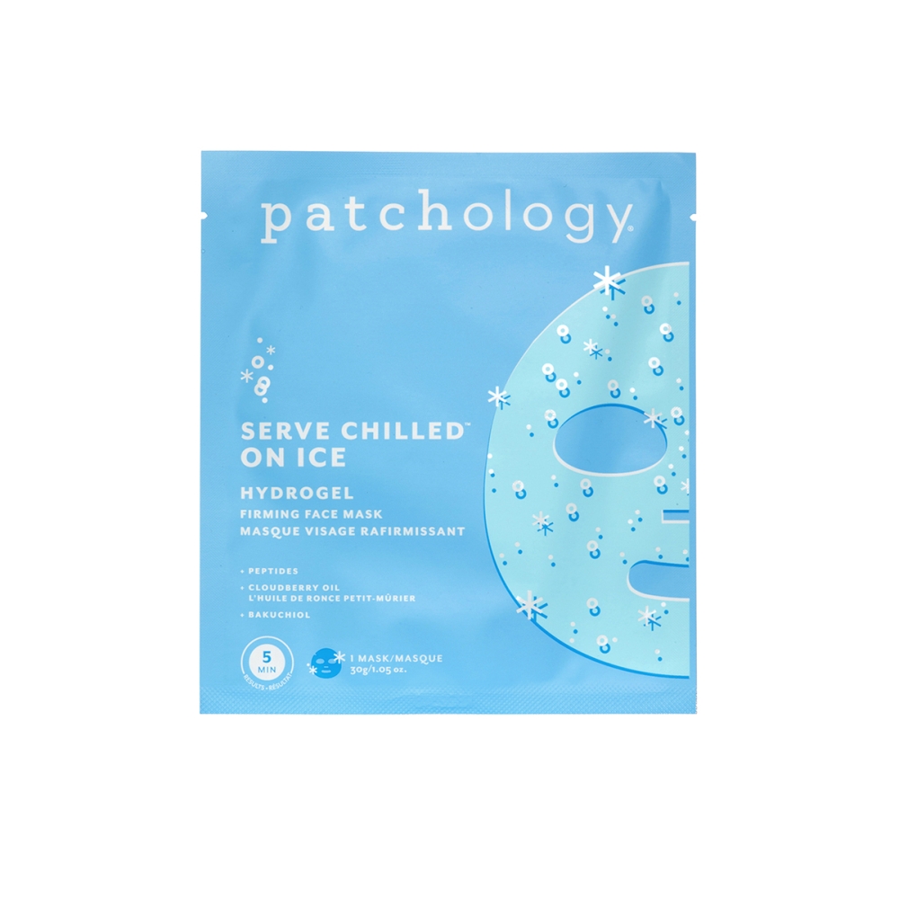 Patchology Serve Chilled™ On Ice Hydrogel Mask - Гідрогелева освіжаюча маска для обличчя Patchology Serve Chilled™ On Ice Hydrogel Mask - Гідрогелева освіжаюча маска для обличчя