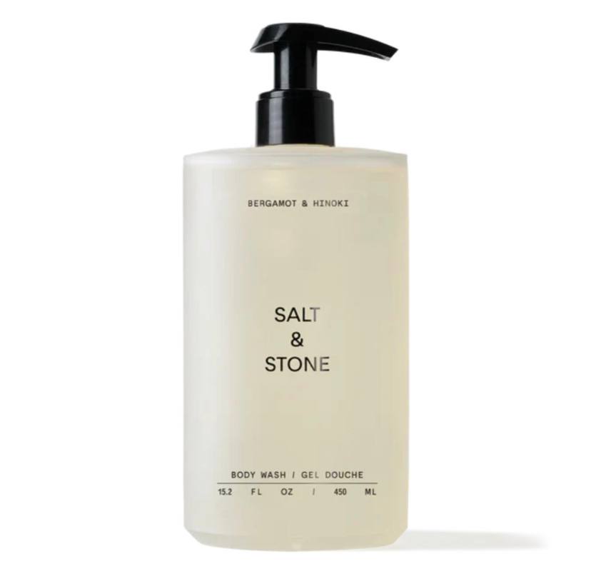 Salt & Stone Body Wash - Bergamot & Hinoki - Антиоксидантний гель для душу з ароматом бергамоту та хінокі