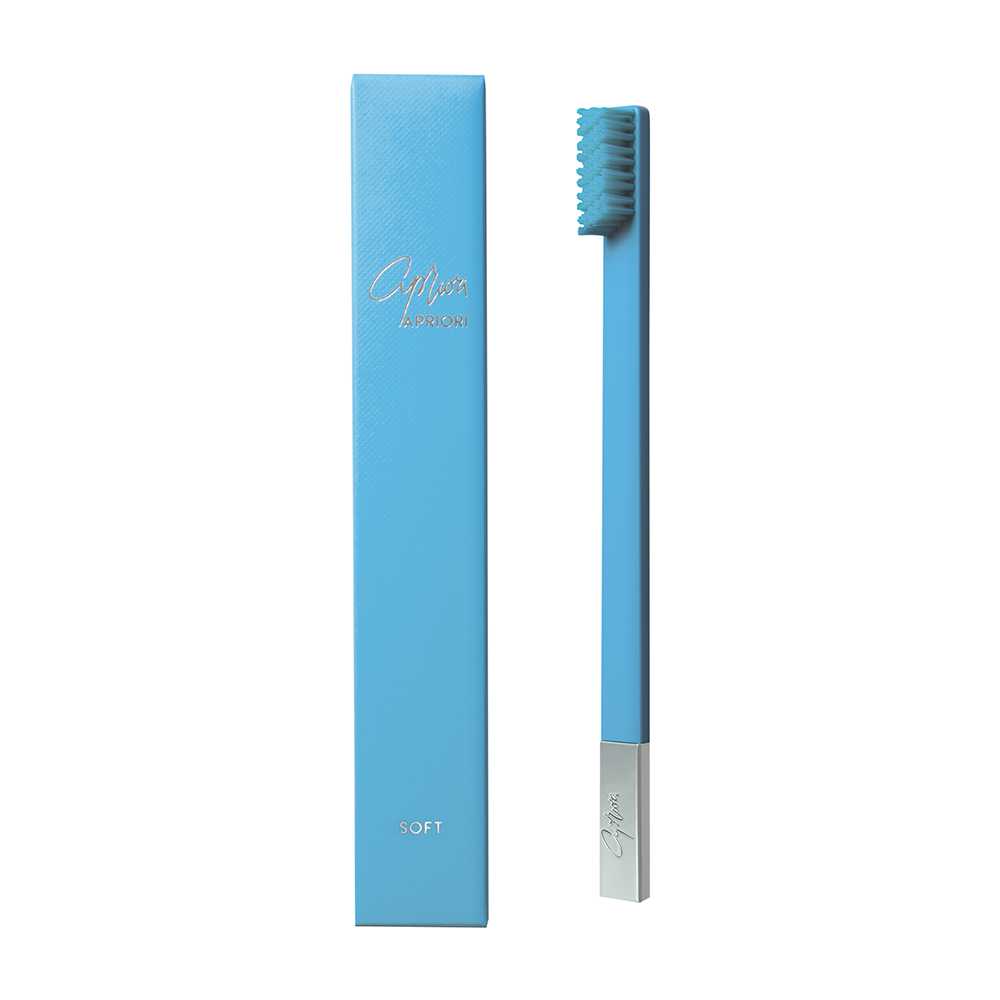APRIORI SLIM Peaceful Sky/Silver Soft Toothbrush - Зубна щітка
