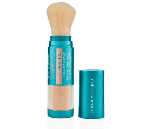Сolorescience SUNFORGETTABLE® TOTAL PROTECTION™ BRUSH-ON SHIELD GLOW SPF 50 - Пудра з м'яким перламутровим сяйвом Сolorescience SUNFORGETTABLE® TOTAL PROTECTION™ BRUSH-ON SHIELD GLOW SPF 50 - Пудра з м'яким перламутровим сяйвом