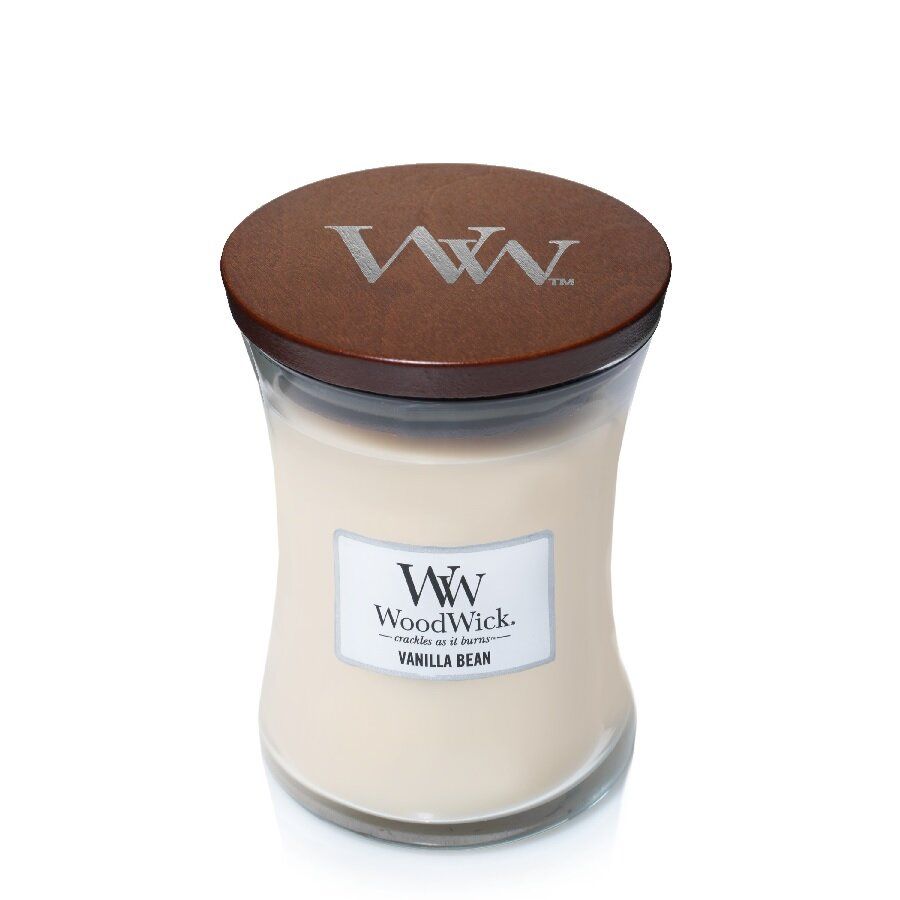 Ароматична свічка з ароматом чистої ванілі Woodwick Medium Vanilla Bean 275 г - фото №3 Ароматична свічка з ароматом чистої ванілі Woodwick Medium Vanilla Bean 275 г - фото №3