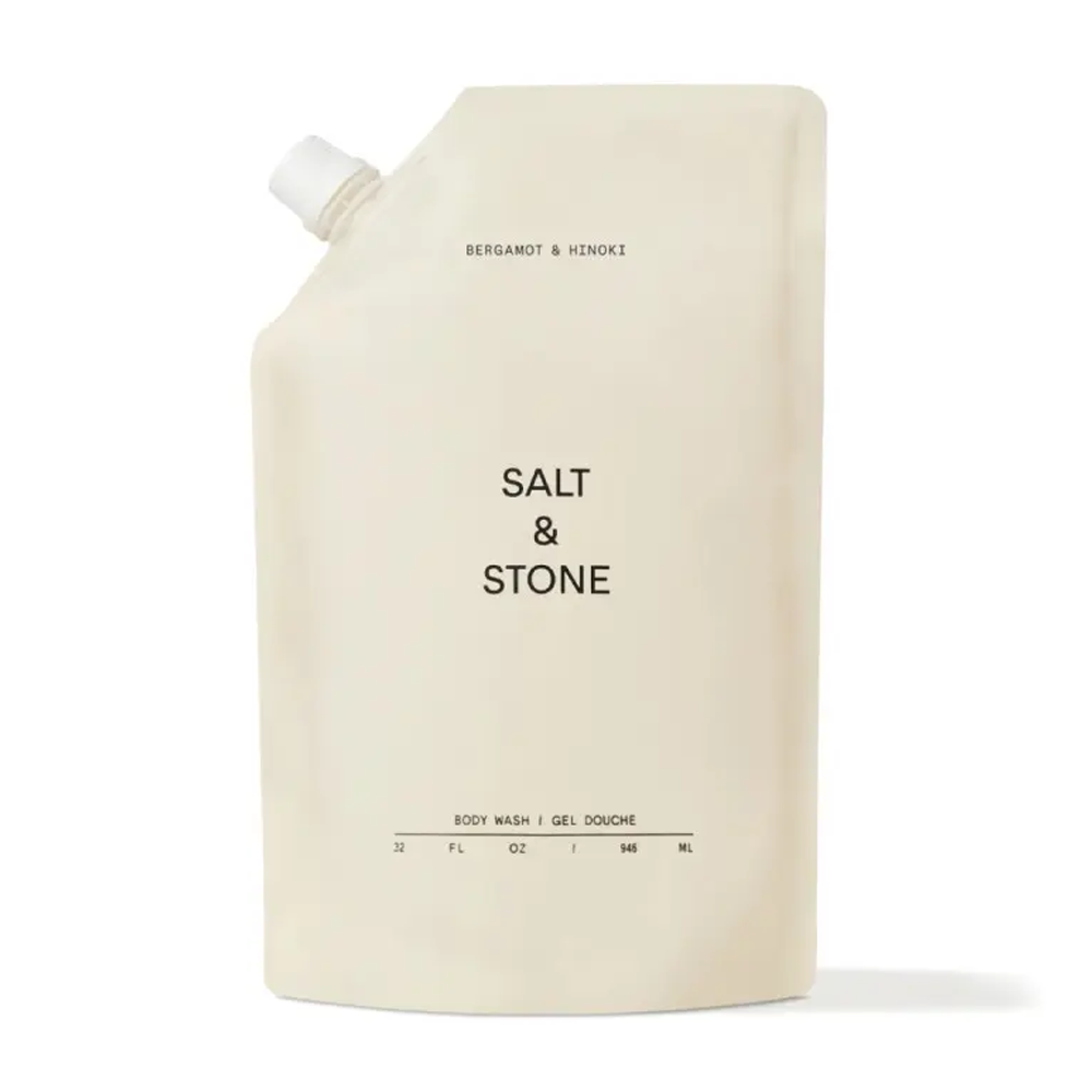 Salt & Stone Body Wash Refill Bergamot & Hinoki 946 ml - Антиоксидантний гель для душу з ароматом бергамоту та хінокі (рефіл) Salt & Stone Body Wash Refill Bergamot & Hinoki 946 ml - Антиоксидантний гель для душу з ароматом бергамоту та хінокі (рефіл)