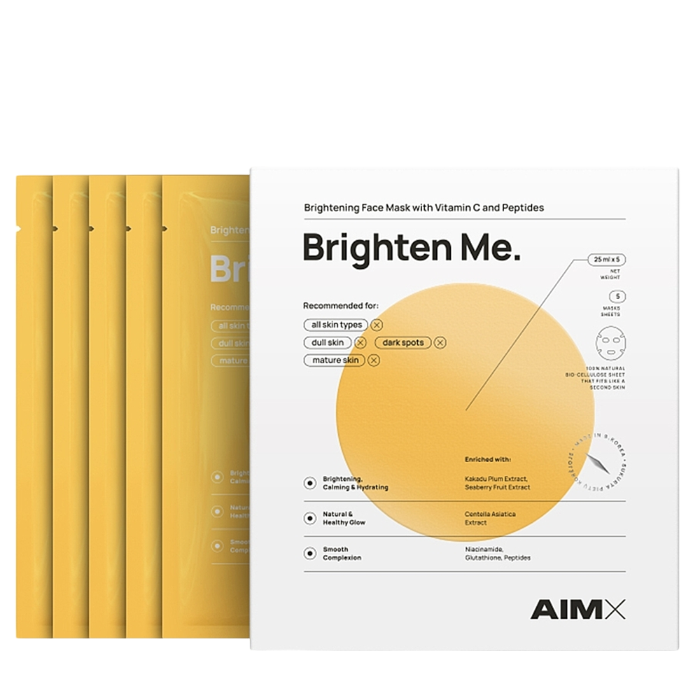 AIMX Brighten Me Face Mask With Vitamin C 5*25ml - Маска-сяйво (до 03.2027)