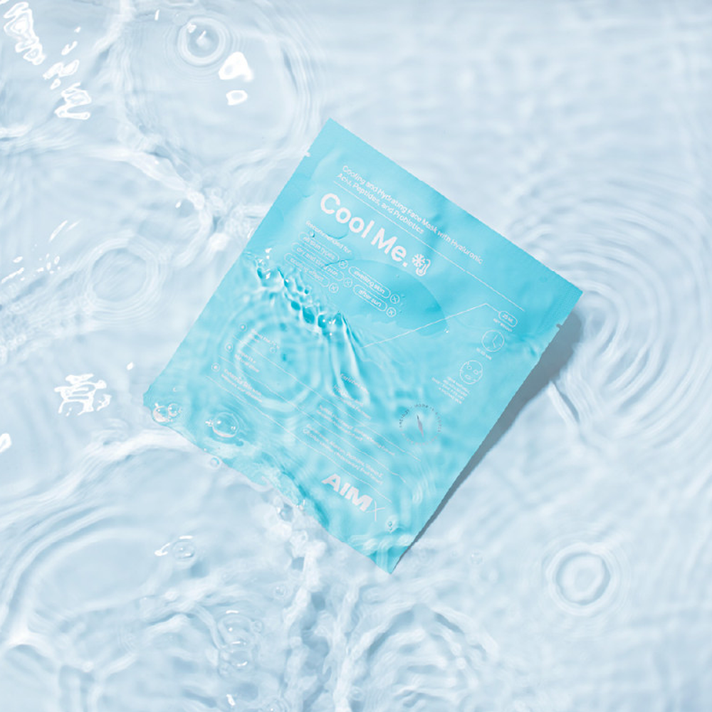 AIMX Cool Me Cooling Face Mask With Hyaluronic Acid Peptides And Probiotics C 25ml - Охолоджуюча маска - фото №5 AIMX Cool Me Cooling Face Mask With Hyaluronic Acid Peptides And Probiotics C 25ml - Охолоджуюча маска - фото №5