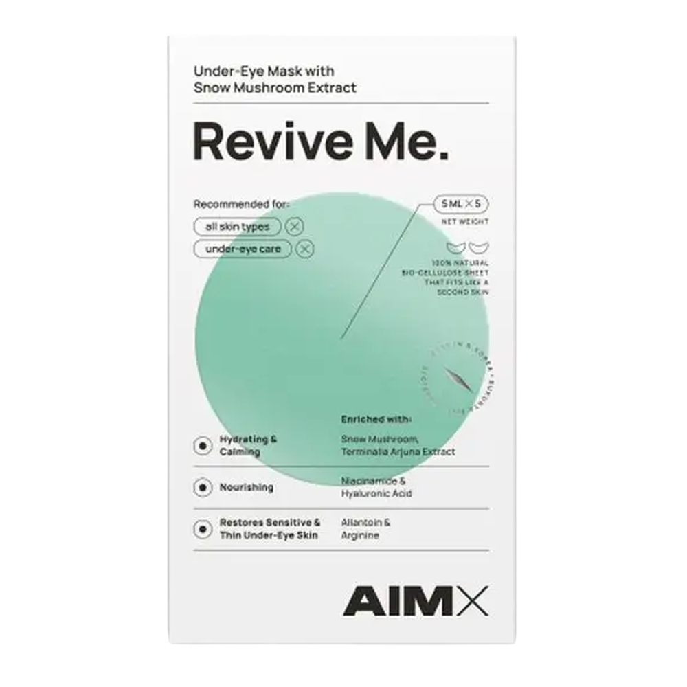 AIMX Revive Me Under Eye Mask With Hyaluron 5*5ml - Патчі під очі - фото №6 AIMX Revive Me Under Eye Mask With Hyaluron 5*5ml - Патчі під очі - фото №6