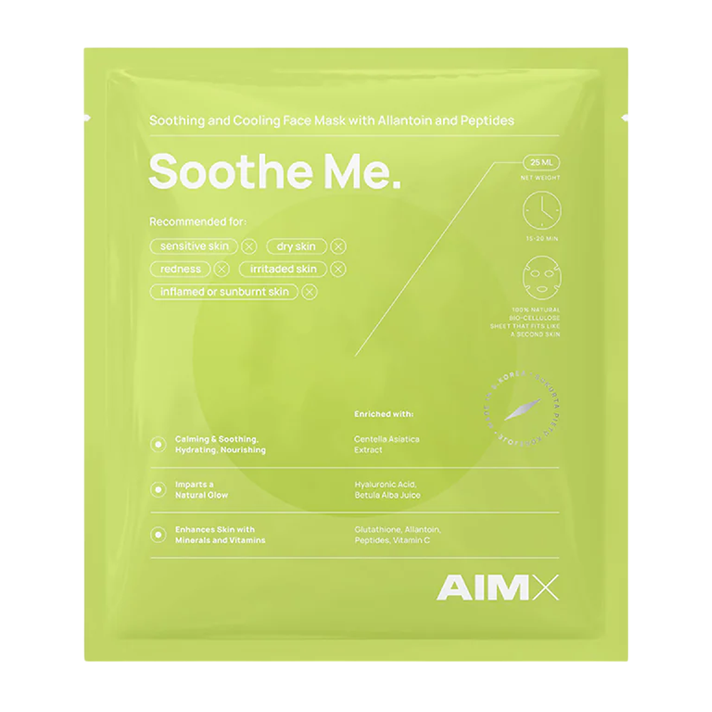 AIMX Soothe Me Soothing Face Mask With Peptides 25ml - Заспокійлива маска