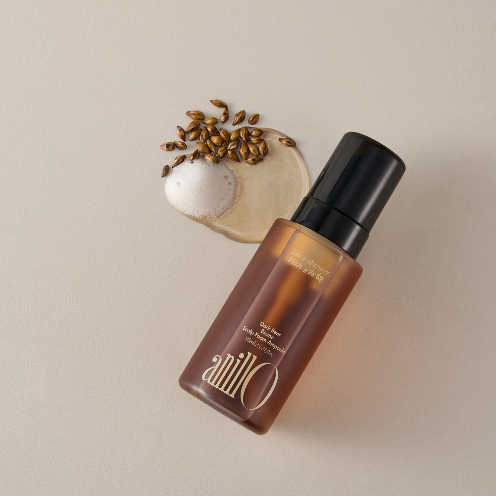 ANILLO Dark Beer Biome Scalp Foam Ampoule 95ml - Укріплюючий засіб для шкіри голови - фото №2