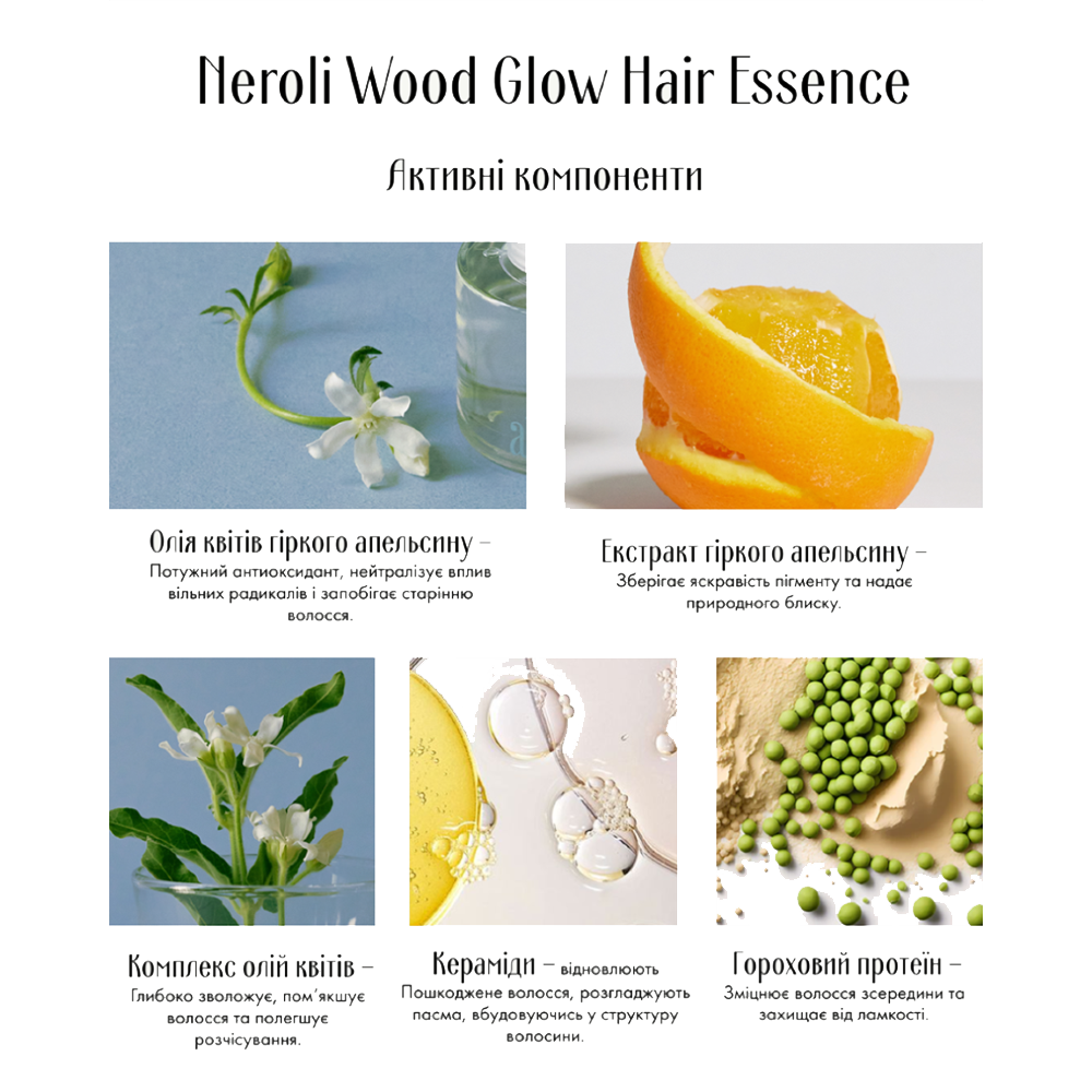 ANILLO Neroli Wood Glow Hair Essence 50 мл - Есенція для волосся - фото №1 ANILLO Neroli Wood Glow Hair Essence 50 мл - Есенція для волосся - фото №1