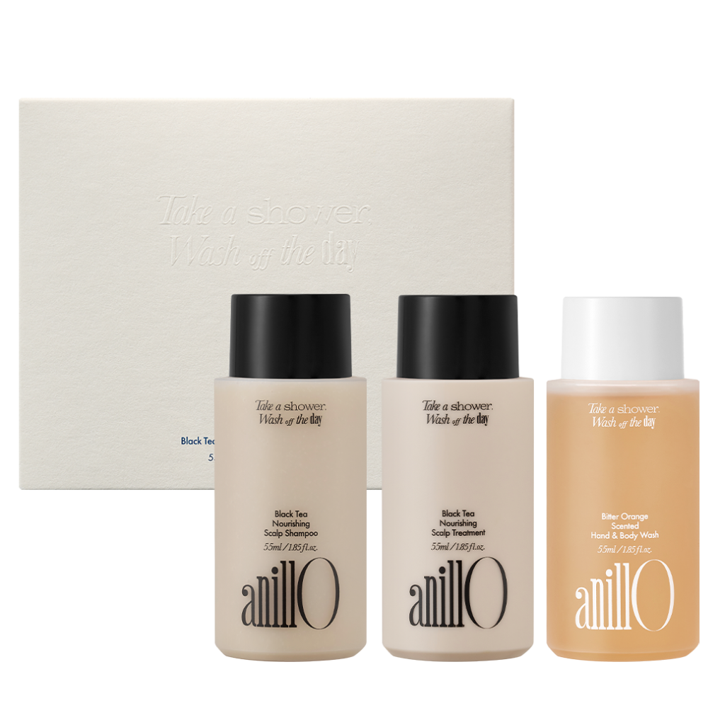 ANILLO Black Tea & Bitter Orange Travel Shower Set - Набір для тіла ANILLO Black Tea & Bitter Orange Travel Shower Set - Набір для тіла