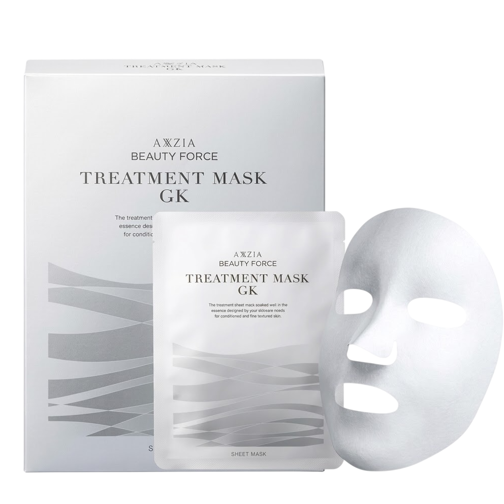 AXXZIA Beauty Force Treatment Mask GK 7шт - Зволожувальна тканинна маска для для чутливої, подразненої шкіри AXXZIA Beauty Force Treatment Mask GK 7шт - Зволожувальна тканинна маска для для чутливої, подразненої шкіри