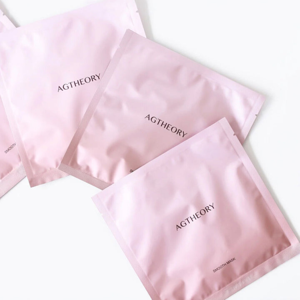 AXXZIA AGTheory Smooth Face Mask 5шт - Омолоджуюча тканинна маска з антиглікаційним ефектом - фото №3