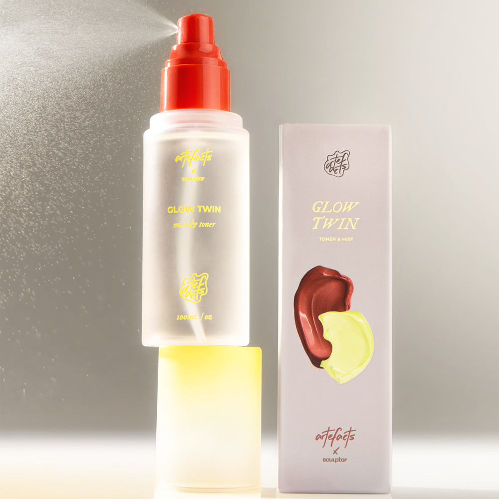 ARTEFACTS Glow Twin Mist-Toner 100ml - Двокомпонентний тонер-міст - фото №1 ARTEFACTS Glow Twin Mist-Toner 100ml - Двокомпонентний тонер-міст - фото №1