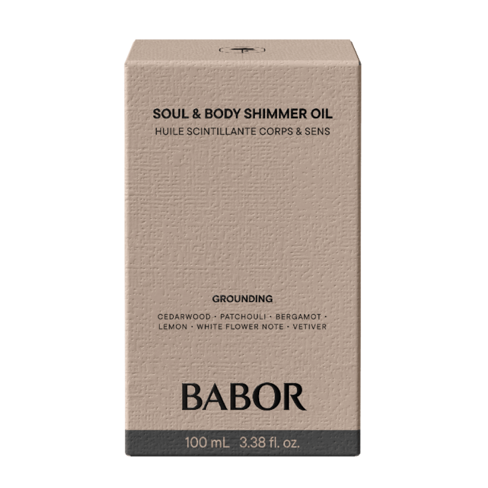 BABOR Soul & Body Shimmer Oil Grounding 100ml - Олія для тіла з шиммером з нішевим ароматом “Граундінг” - фото №2