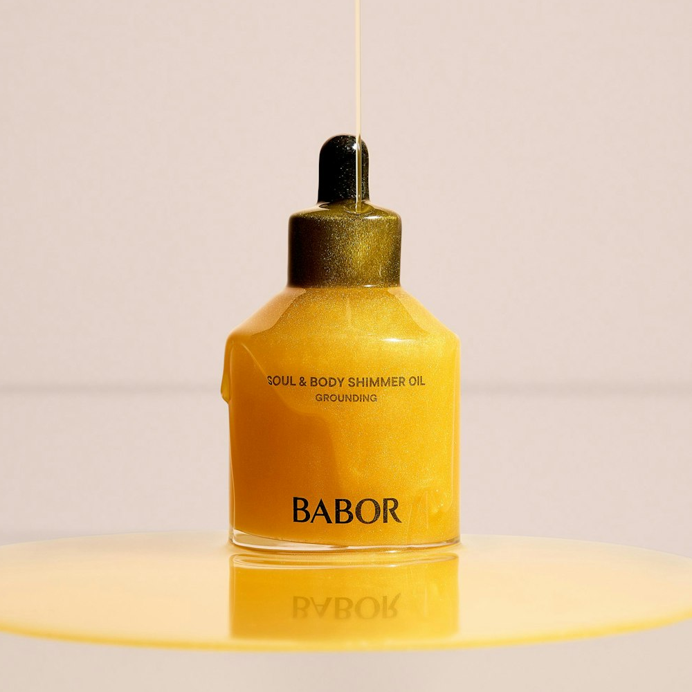BABOR Soul & Body Shimmer Oil Grounding 100ml - Олія для тіла з шиммером з нішевим ароматом “Граундінг” - фото №1