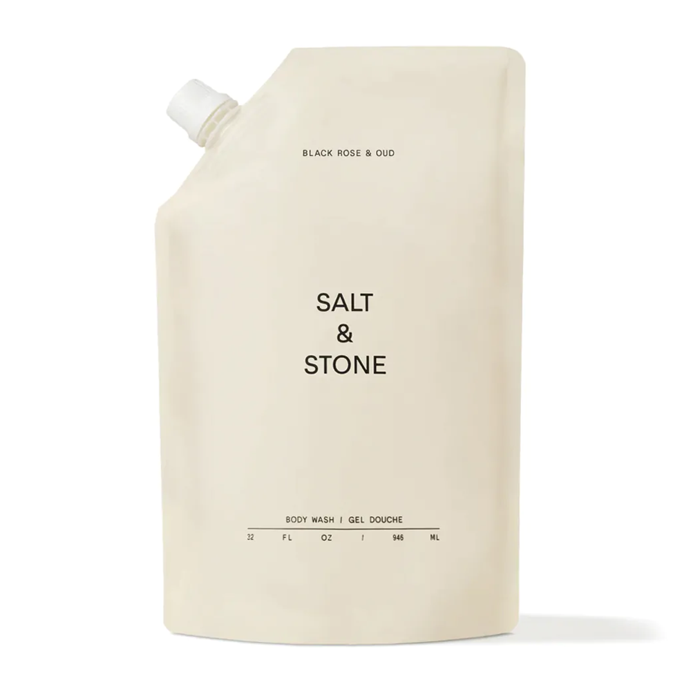 Salt & Stone Body Wash Refill Black Rose & Oud 946 ml - Антиоксидантный гель для душа с ароматом черной розы и уда (рефил) Salt & Stone Body Wash Refill Black Rose & Oud 946 ml - Антиоксидантный гель для душа с ароматом черной розы и уда (рефил)