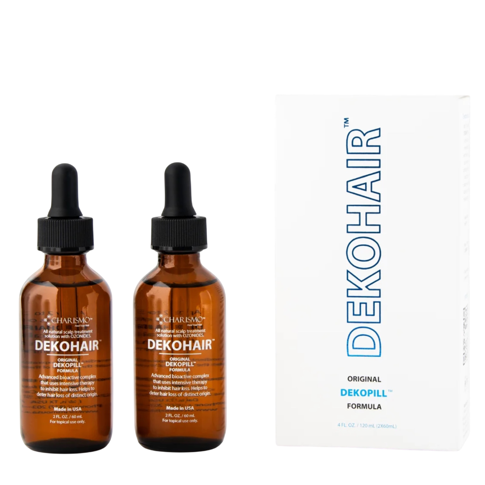 Charismo Dekohair Dekopill 2x60ml - Набор инновационного лосьона для роста волос и борьбы с выпадением Charismo Dekohair Dekopill 2x60ml - Набор инновационного лосьона для роста волос и борьбы с выпадением