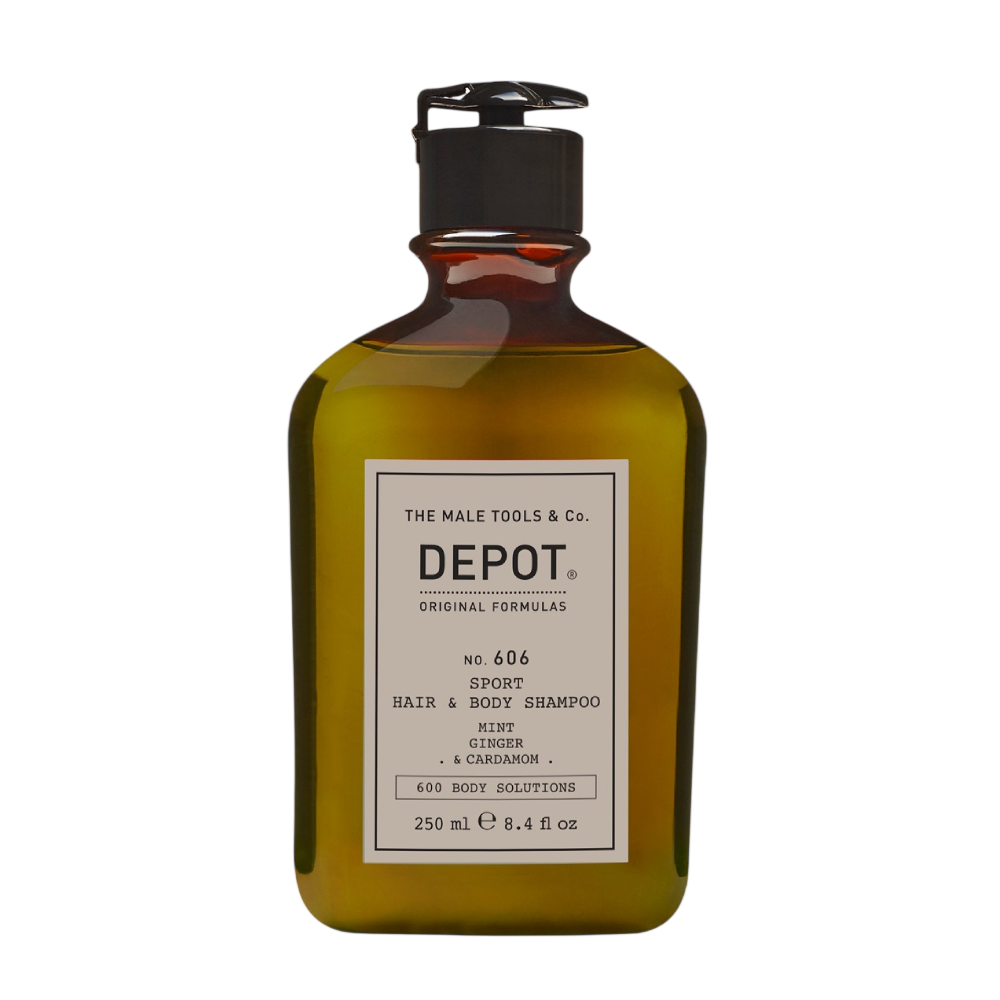 DEPOT No.606 Sport Hair & Body Shampoo 250ml - Освіжаючий шампунь для волосся та тіла DEPOT No.606 Sport Hair & Body Shampoo 250ml - Освіжаючий шампунь для волосся та тіла