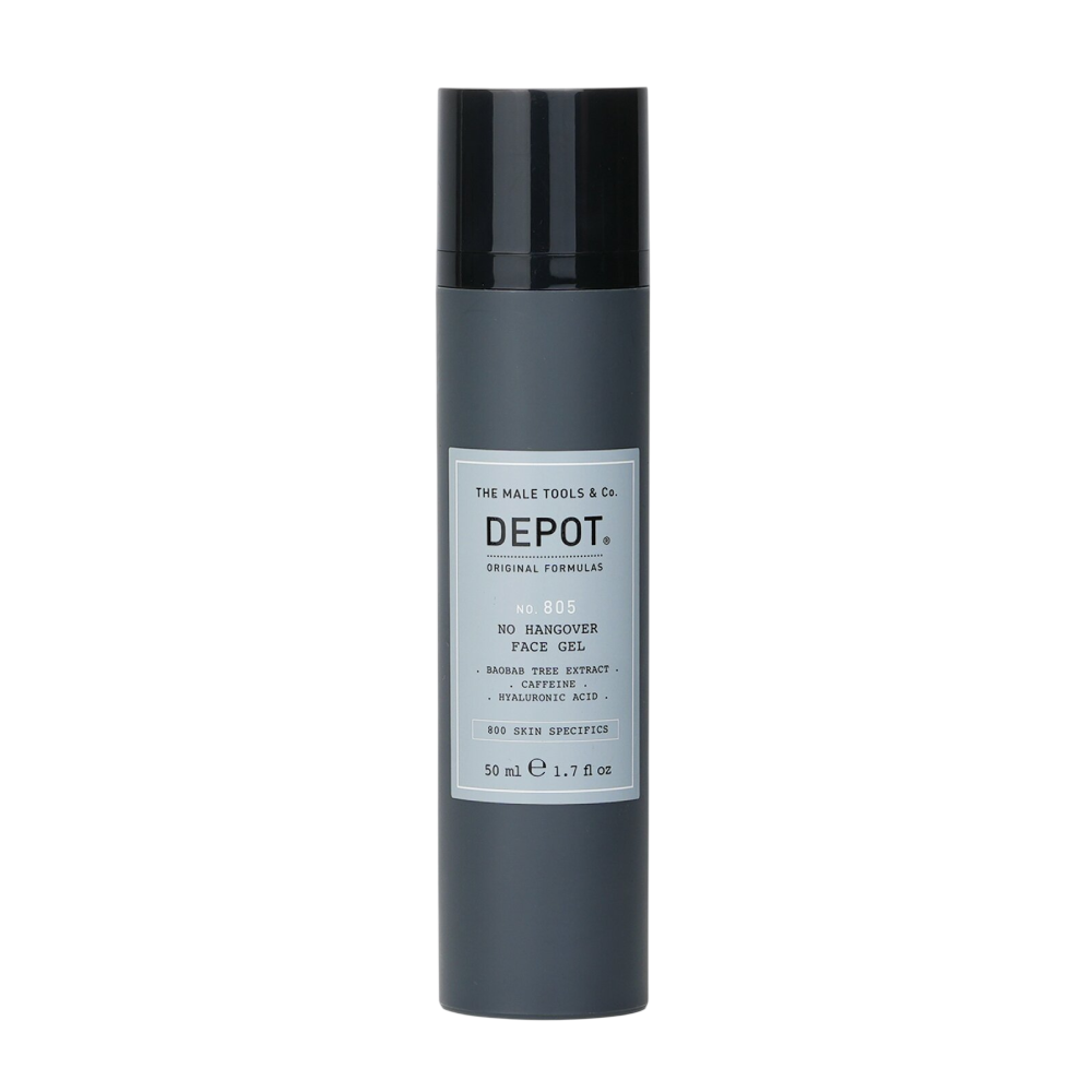DEPOT No.805 No Hangover Face Gel 50ml - Зволожуючий гель для обличчя DEPOT No.805 No Hangover Face Gel 50ml - Зволожуючий гель для обличчя