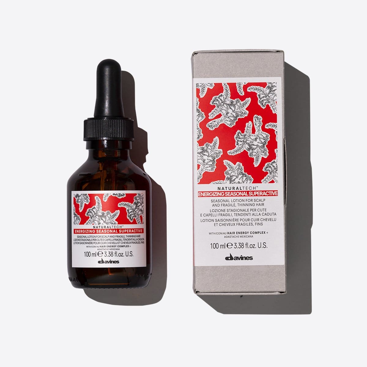 DAVINES Energizing Seasonal Superactive Енергетичний суперактивний лосьйон проти сезонного випадіння волосся
