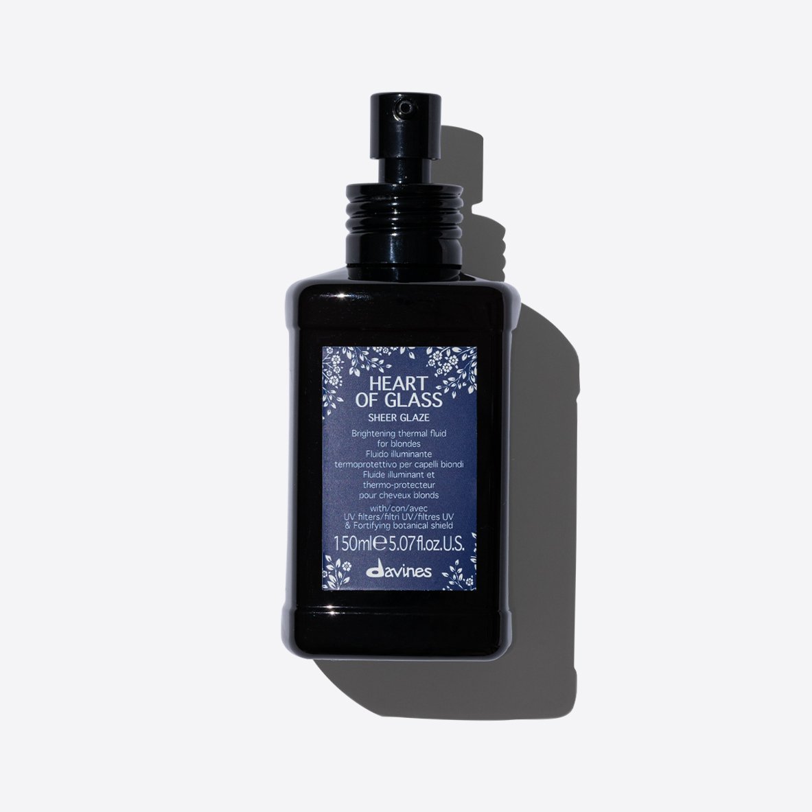 DAVINES HEART OF GLASS SHEER GLAZE флюїд, що надає блиск волоссю DAVINES HEART OF GLASS SHEER GLAZE флюїд, що надає блиск волоссю