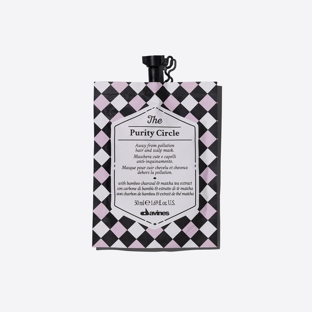 DAVINES The Purity Circle Детоксикуюча маска для волосся та шкіри голови
