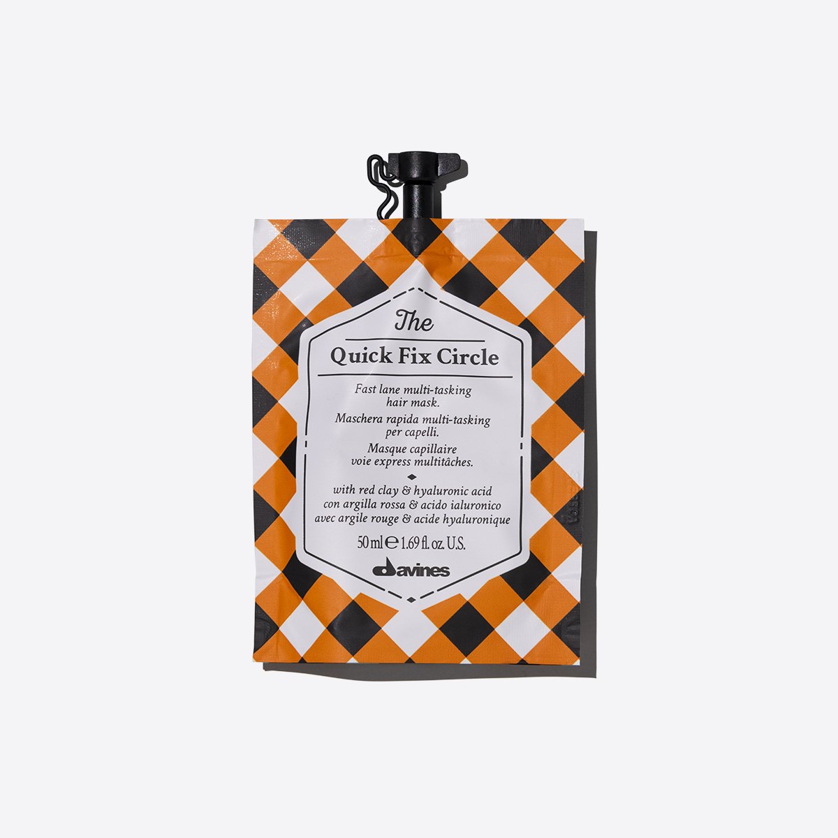 DAVINES The Quick Fix Circle Маска для миттєвого зволоження та розгладження волосся