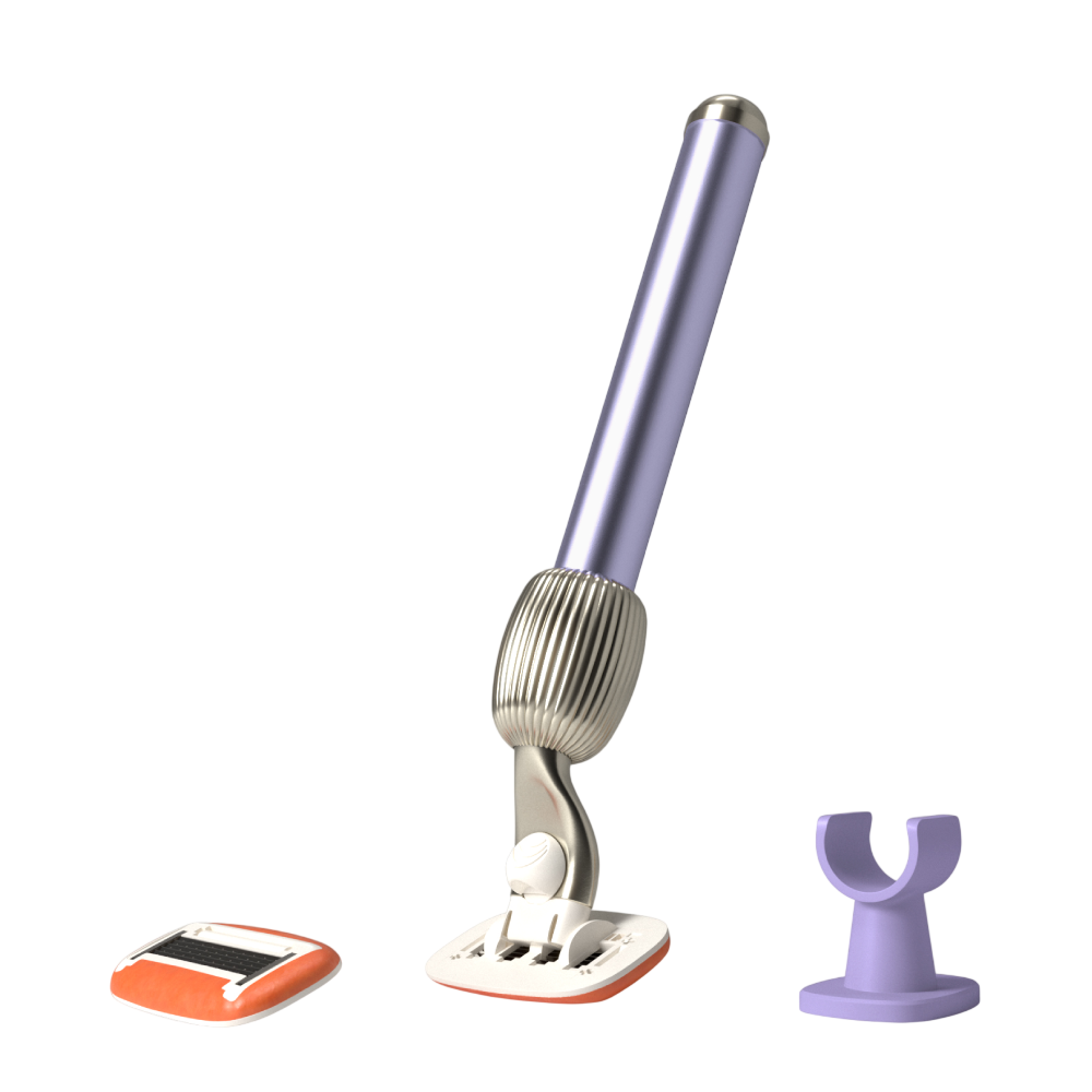FLER The Razor Starter Set Lilac Delicate and graceful - Стартовый набор средств для бритья 