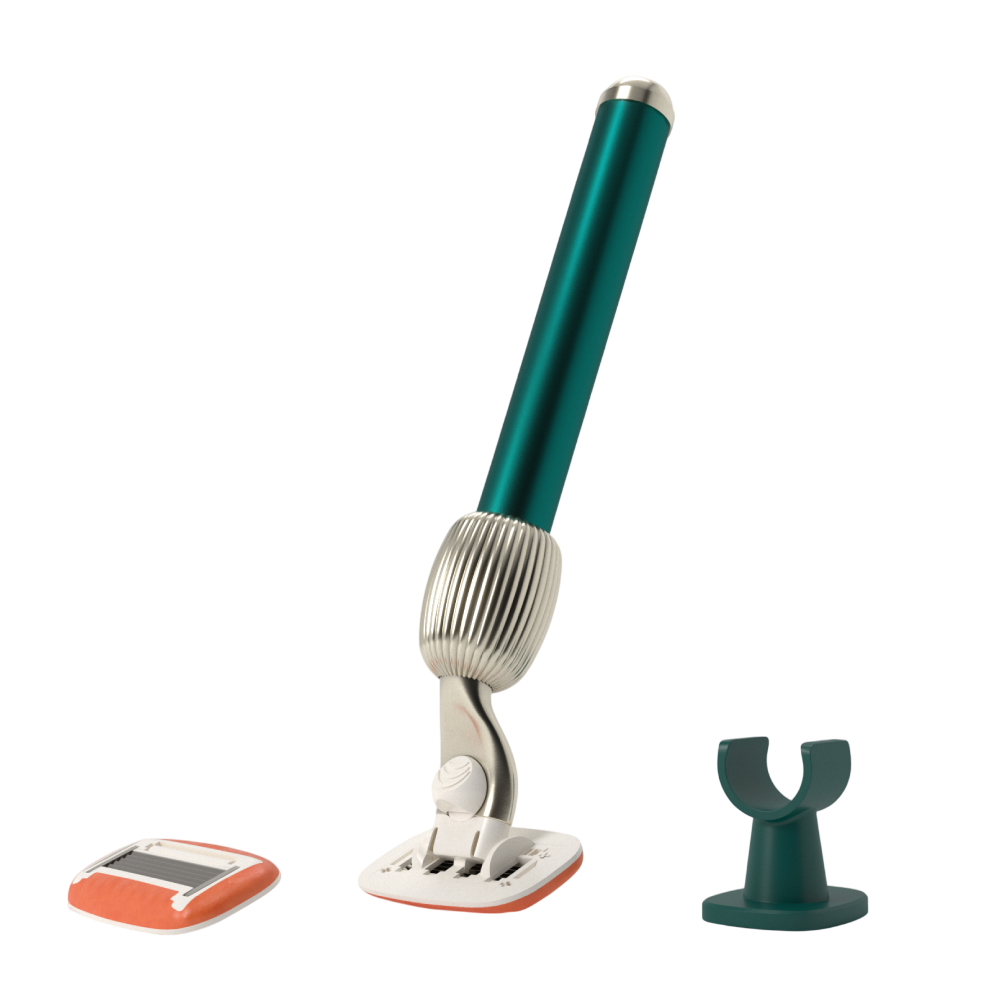 FLER The Razor Starter Set Pine Deep and elegant - Стартовий набір засобів для гоління FLER The Razor Starter Set Pine Deep and elegant - Стартовий набір засобів для гоління
