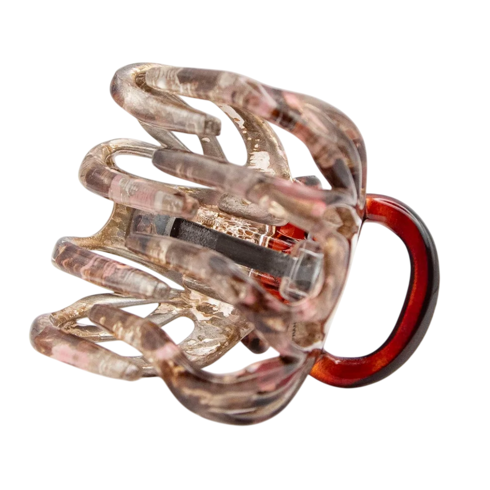 GRIFFE Isba Rose/Beige - Заколка-краб Lena мала - фото №1 GRIFFE Isba Rose/Beige - Заколка-краб Lena мала - фото №1