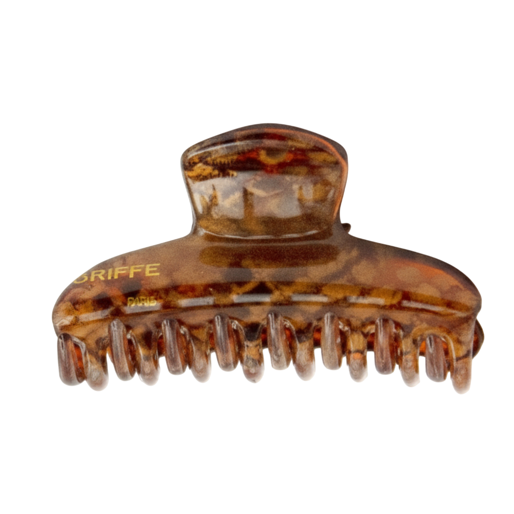 GRIFFE Python Brown - Заколка-краб Laura мала GRIFFE Python Brown - Заколка-краб Laura мала