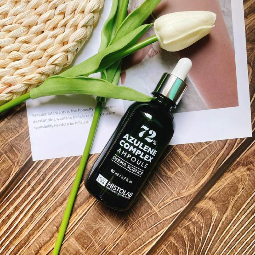 HISTOLAB Derma Science Azulene Complex Ampoule 72% 50ml - Концентрат з комплексом азулену для проблемної та жирної шкіри - фото №2