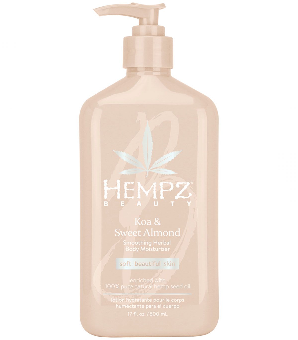 HEMPZ Koa & Sweet Almond Smoothing Herbal Body Moisturizer 500 мл – Молочко для тіла з ароматом коа та солодкого мигдалю
