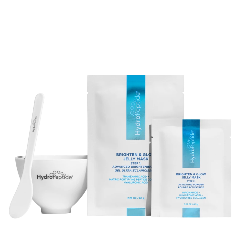 HYDROPEPTIDE Brighten+Glow Jelly Mask 4шт - Освітлювальна гелева маска-плівка - фото №1 HYDROPEPTIDE Brighten+Glow Jelly Mask 4шт - Освітлювальна гелева маска-плівка - фото №1