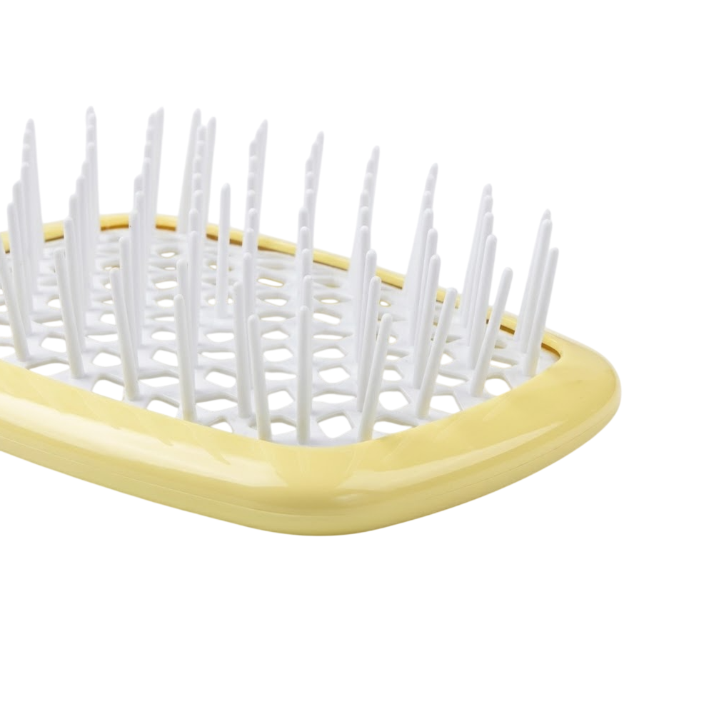 JANEKE Superbrush Жовто-біла - Гребінець для волосся - фото №1 JANEKE Superbrush Жовто-біла - Гребінець для волосся - фото №1
