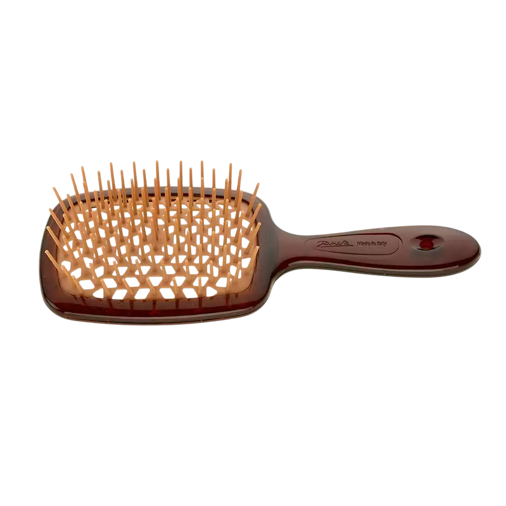 JANEKE Superbrush Коричнево-бежева - Гребінець для волосся - фото №1 JANEKE Superbrush Коричнево-бежева - Гребінець для волосся - фото №1