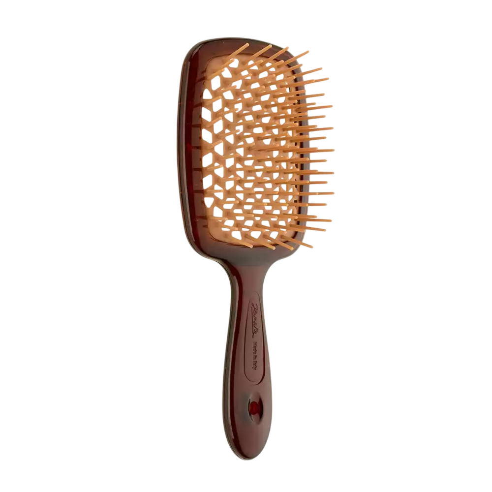 JANEKE Superbrush Коричнево-бежева - Гребінець для волосся JANEKE Superbrush Коричнево-бежева - Гребінець для волосся