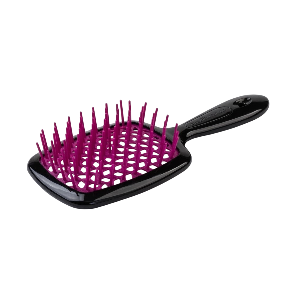 JANEKE Superbrush Чорно-фіолетова - Гребінець для волосся - фото №2 JANEKE Superbrush Чорно-фіолетова - Гребінець для волосся - фото №2