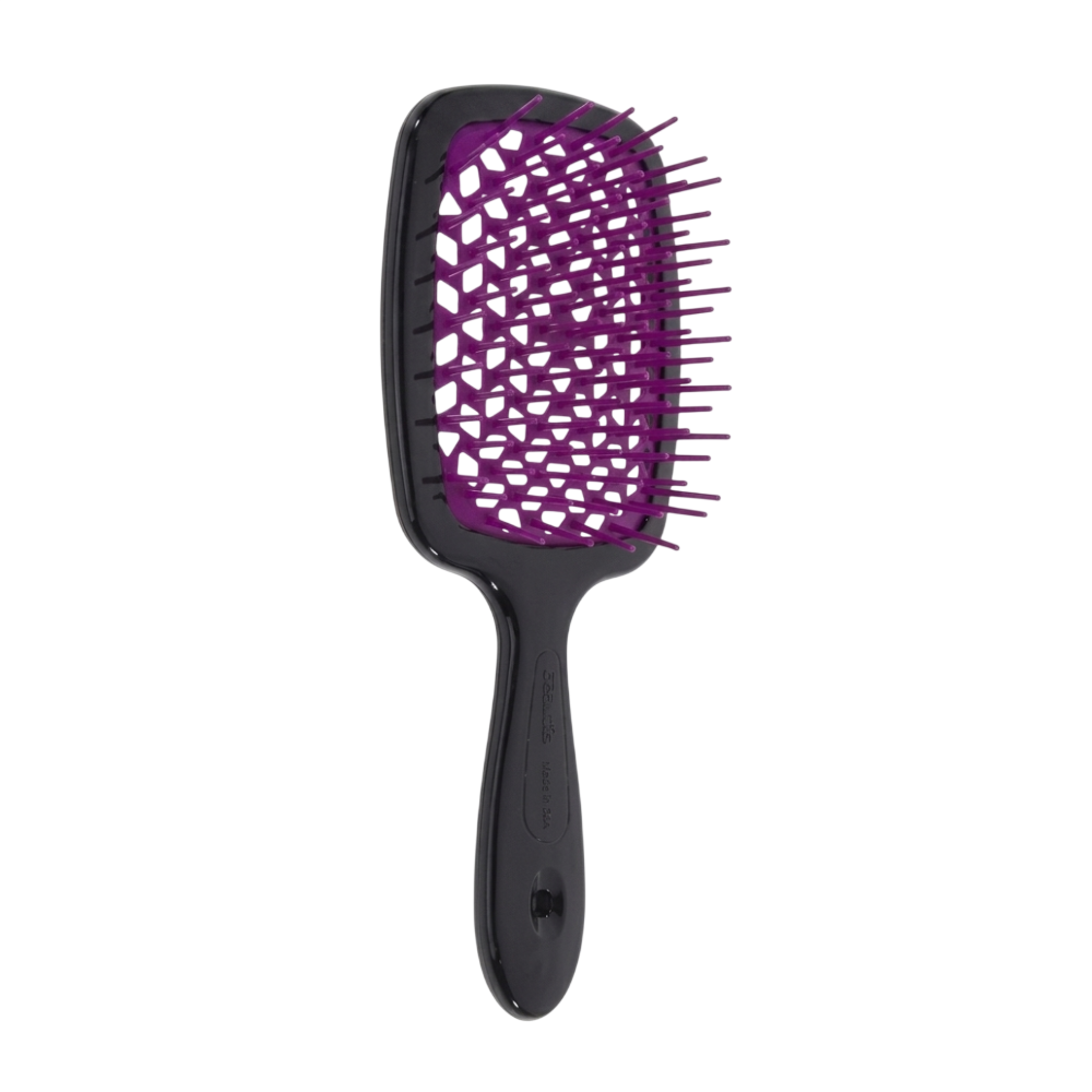 JANEKE Superbrush Чорно-фіолетова - Гребінець для волосся JANEKE Superbrush Чорно-фіолетова - Гребінець для волосся