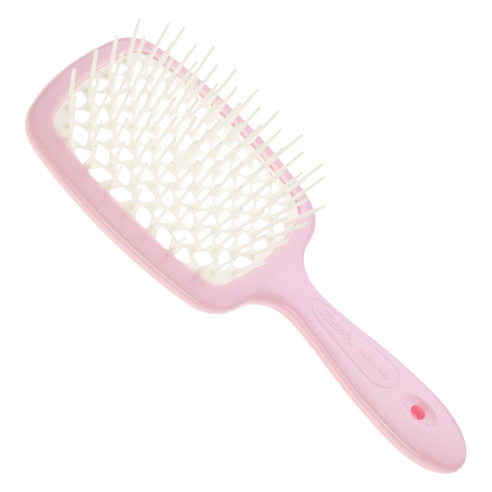 JANEKE Superbrush Рожево-Біла - Гребінець для волосся - фото №2 JANEKE Superbrush Рожево-Біла - Гребінець для волосся - фото №2